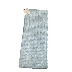 BNF Textile Blue Qisiso Finch Table Runner Size 14 x 72